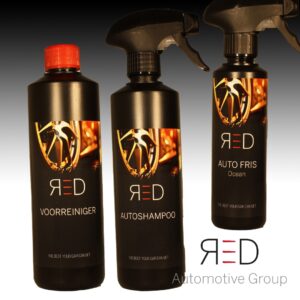 RED Voorreiniger Refill - Autoshampoo Spray - Auto Fris Spray - Kit