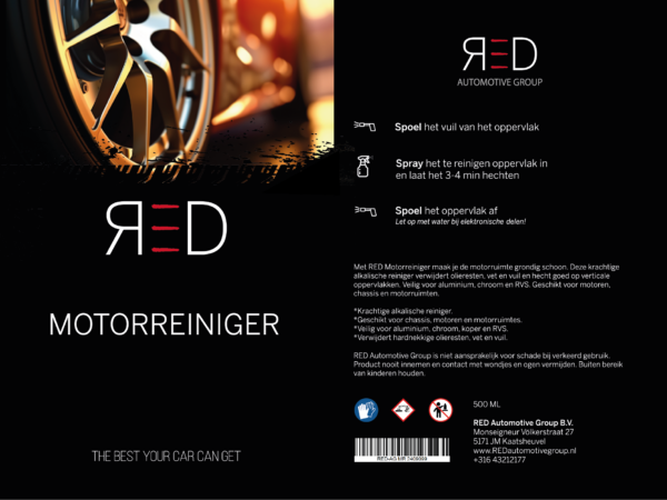 RED Motorreiniger 500ml spray - Image 3